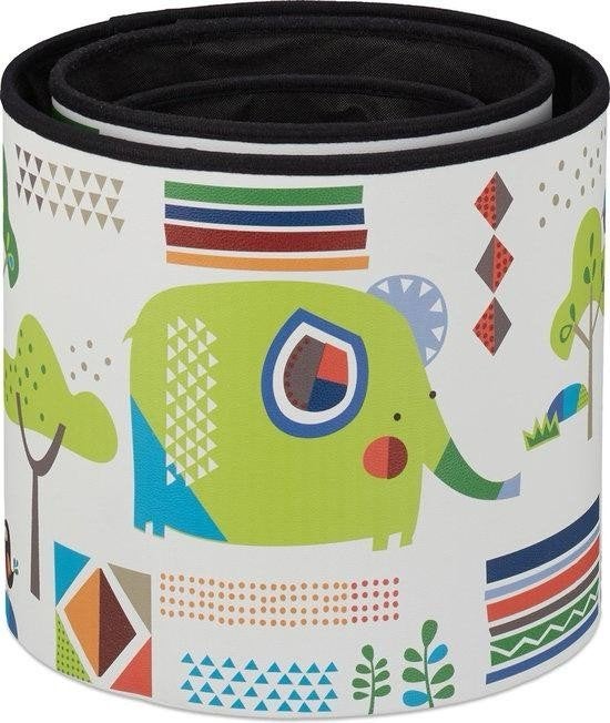 Relaxdays Set van 3 Poefjes - Hagelnieuw, Ophalen, Minder dan 50 cm, Rond, Nieuw