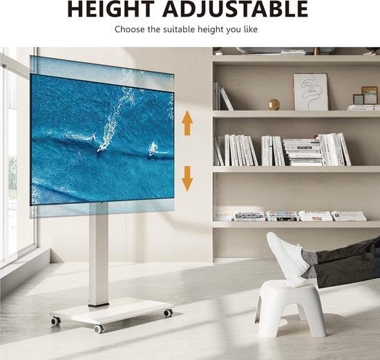 Mobiele TV-standaard – TV Trolley – Vloerstandaard, Corvance B.V., Verzenden, Nieuw, Corvancebol@gmail.com