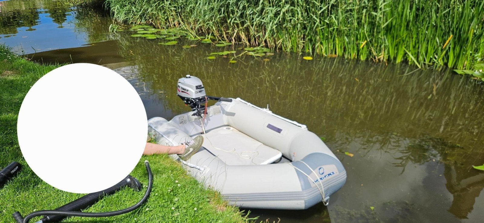 Zo goed als nieuwe Hydro-Force Opblaasboot (230cm), Ophalen, Zo goed als nieuw, Jongen of Meisje