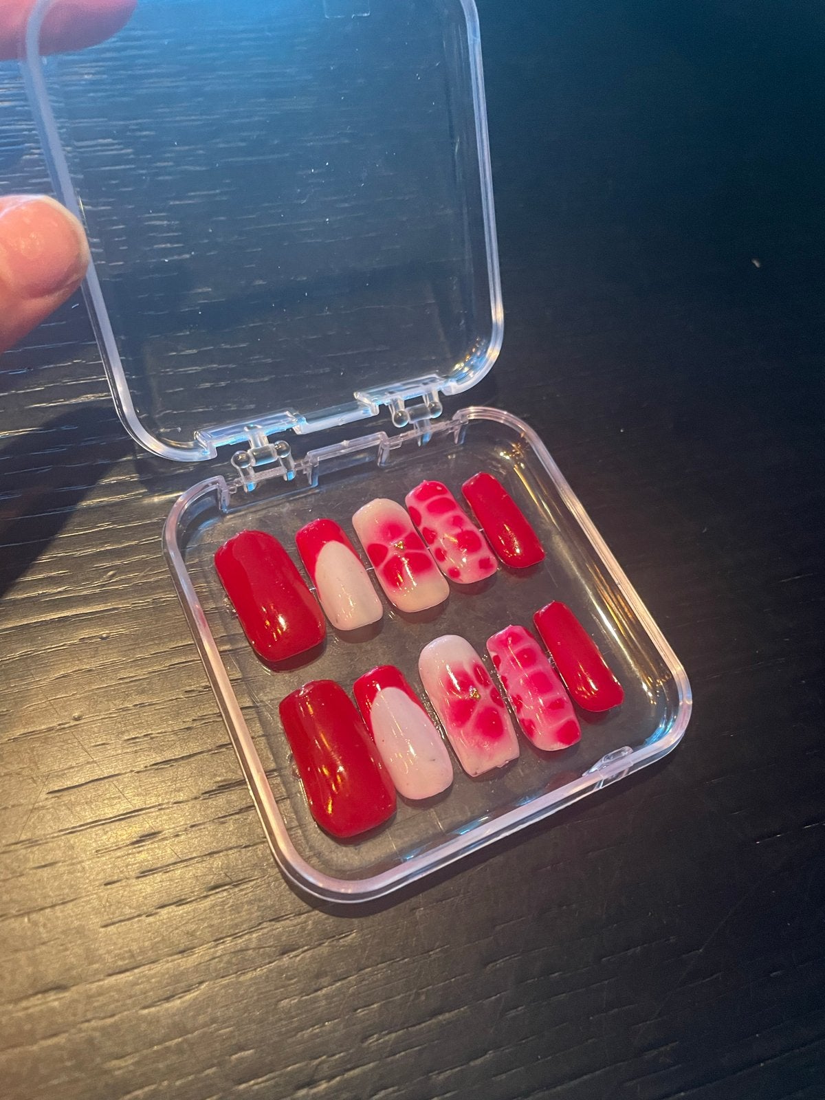 Handgemaakte nepnagels met plakkers, Ophalen of Verzenden, Nieuw, Overige typen
