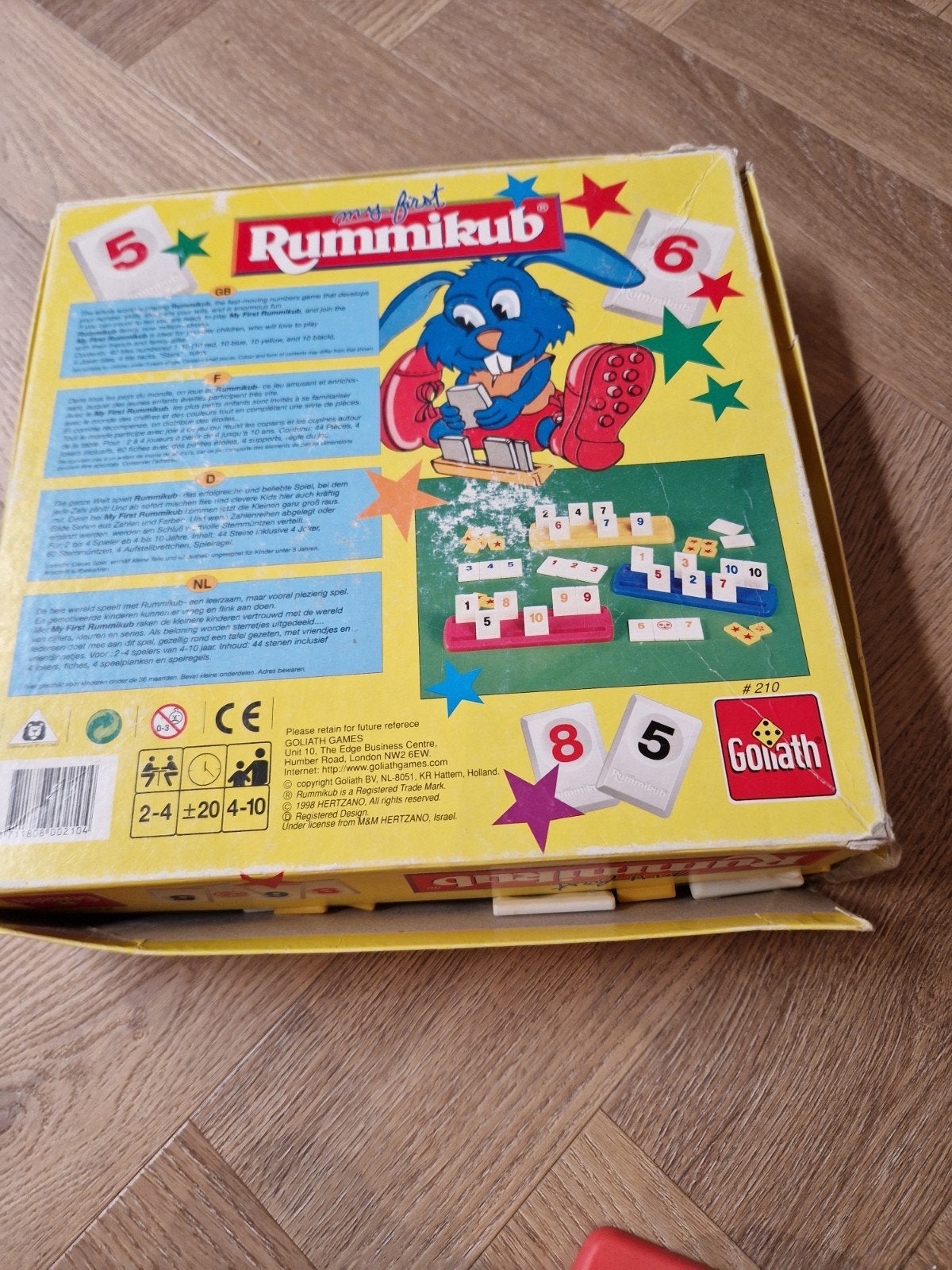 My First Rummikub - Goliath - Doos licht beschadigd, Een of twee spelers, Ophalen of Verzenden, Gebruikt, Goliath