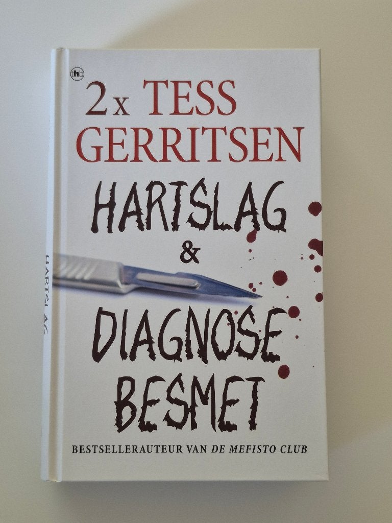 Tess Gerritsen - Hartslag + Diagnose Besmet, Ophalen of Verzenden, Zo goed als nieuw, Tess Gerritsen, Nederland