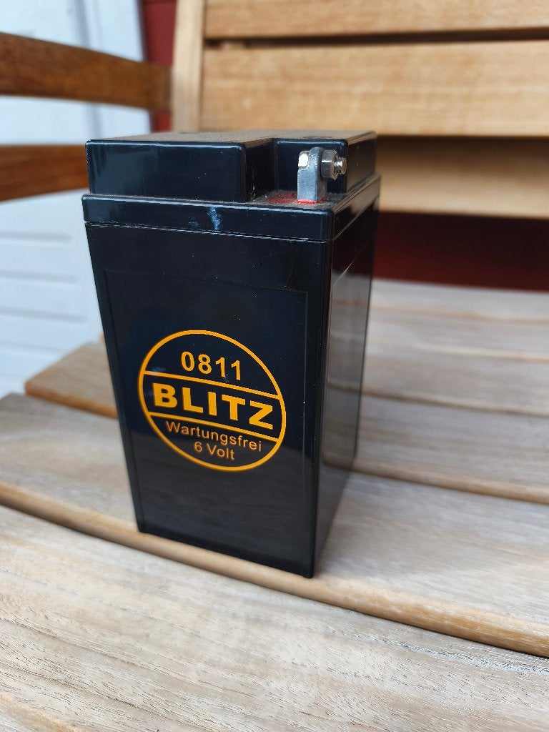 6 Volt motorfiets accu, Ophalen of Verzenden, Nieuw