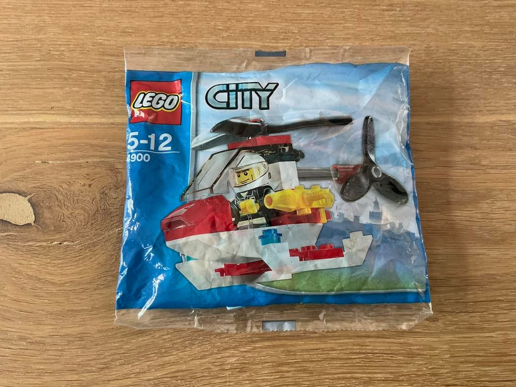 Lego city 4900, Brandweerhelicopter (Polybag), City, Lego, Ophalen of Verzenden, Complete set