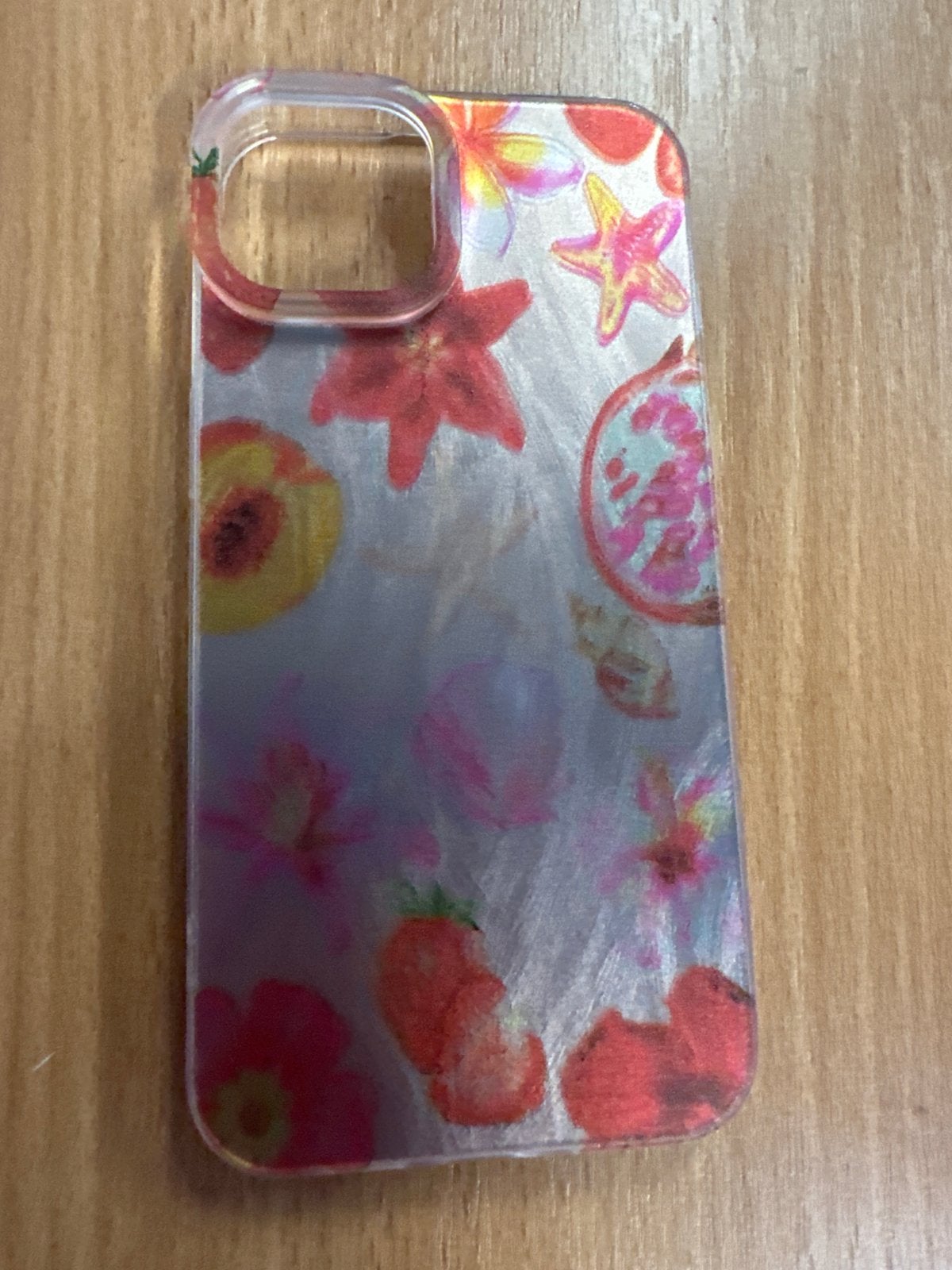 iPhone 13 hoesje met fruit- en bloemenprint, Ophalen of Verzenden, Nieuw