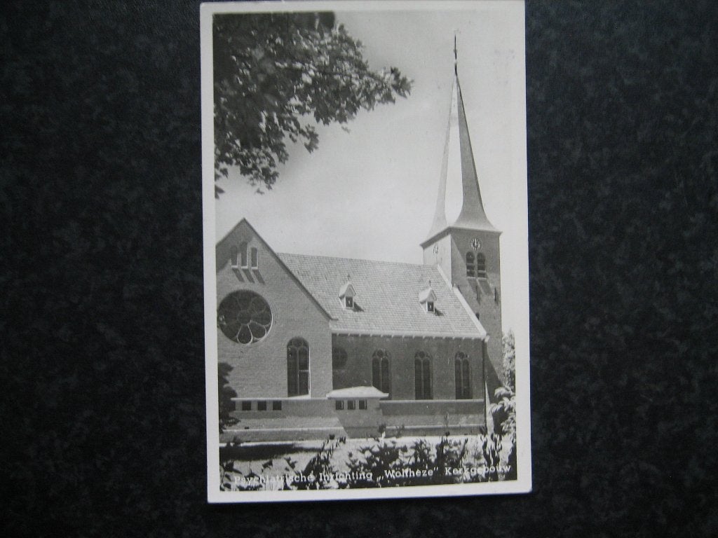 WOLFHEZE Psychiatrische inrichting kerkgebouw 1949, Ophalen of Verzenden, 1940 tot 1960, Gelderland