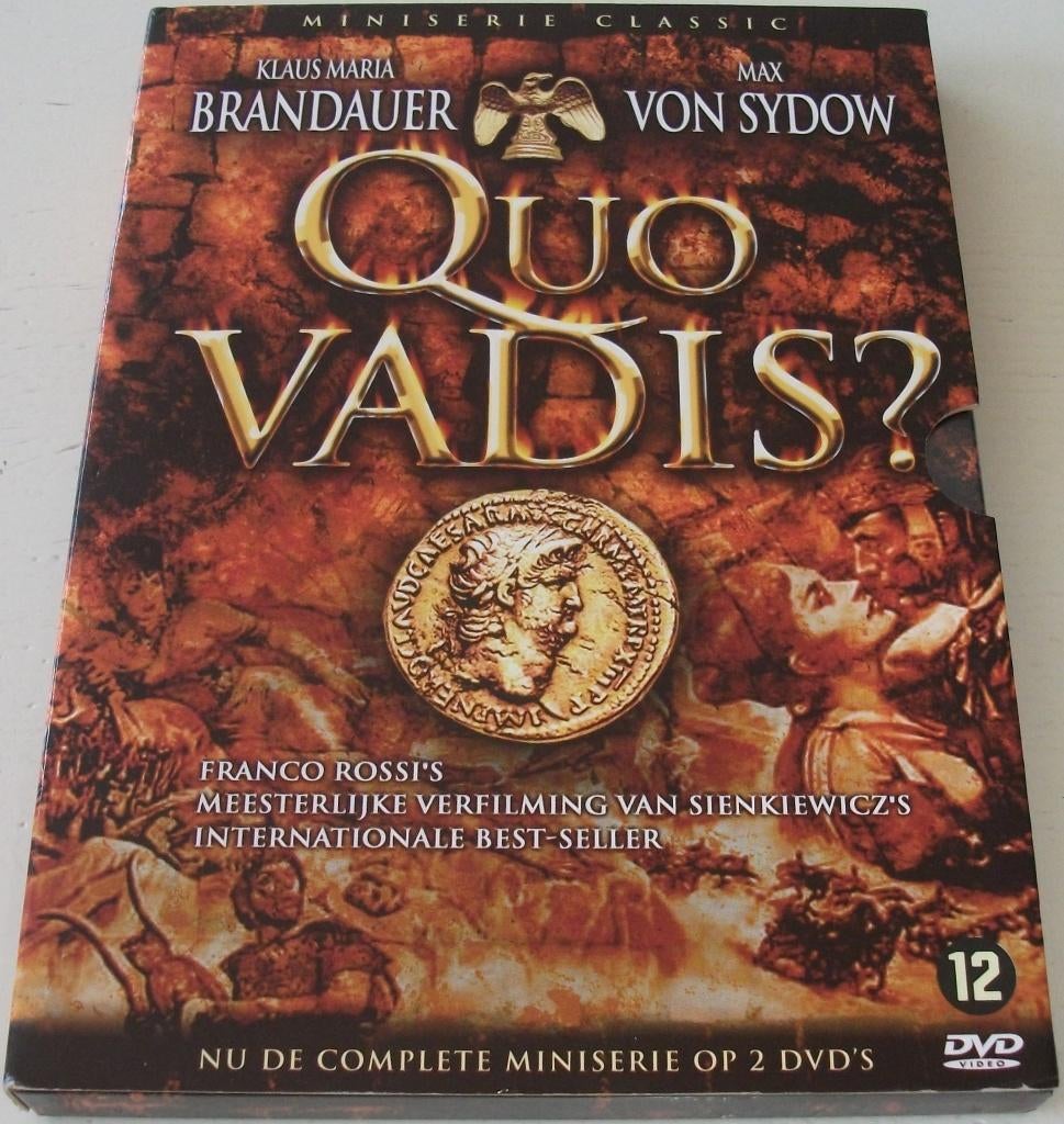Mini-Serie *** QUO VADIS *** 2-Disc Boxset, Vanaf 12 jaar, Ophalen of Verzenden, Zo goed als nieuw, Boxset