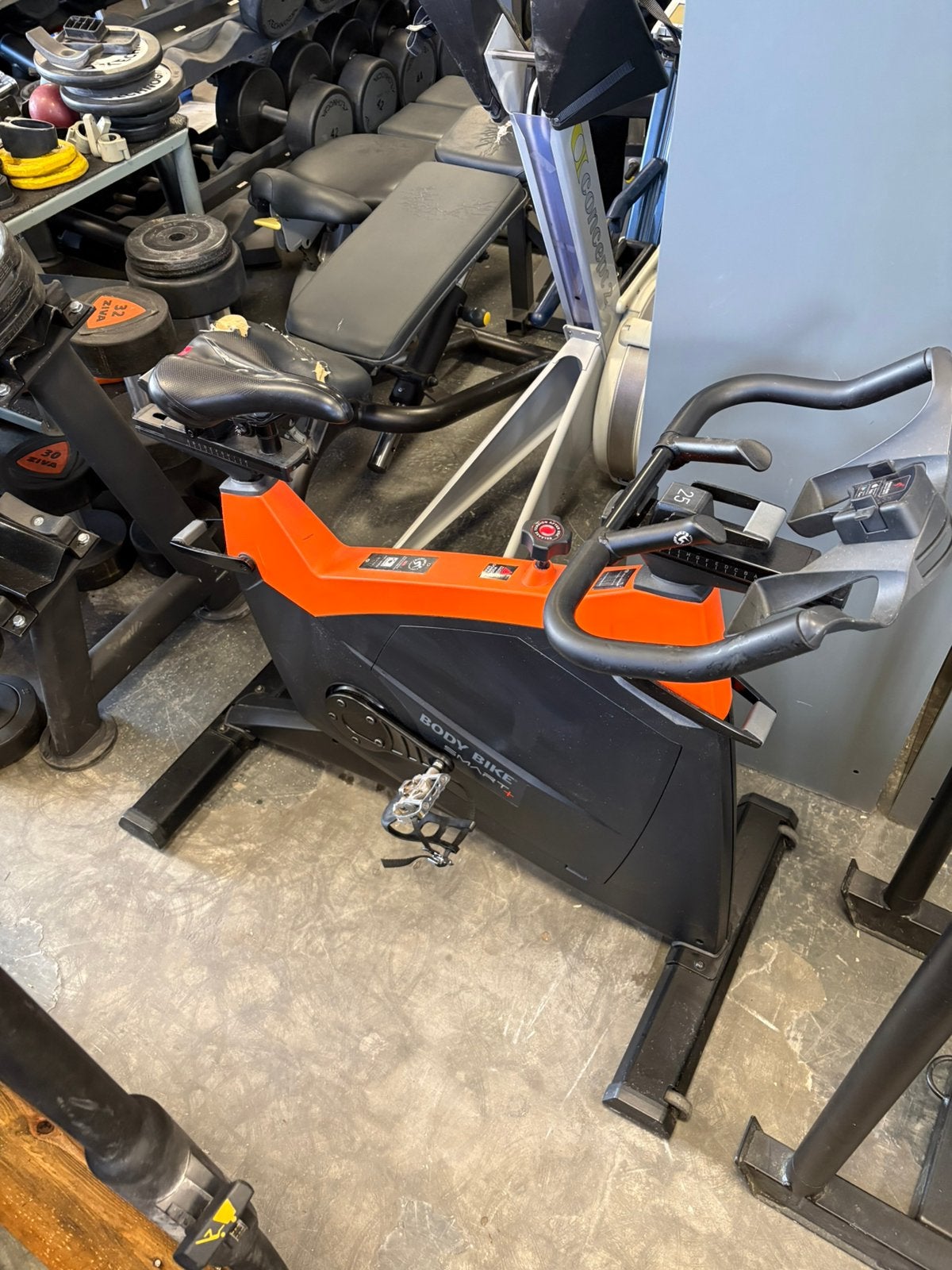 Bodybike smart+ spinning fiets bike zwart of zwart/oranje, Sport en Fitness, Ophalen, Gebruikt, Overige typen, Smart+