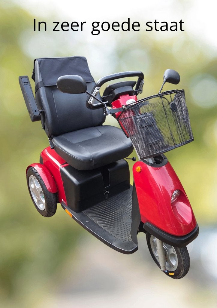 Scootmobiel comfortabel trophy 6, Ophalen, Zo goed als nieuw, 16 km/u of meer, 46 km of meer