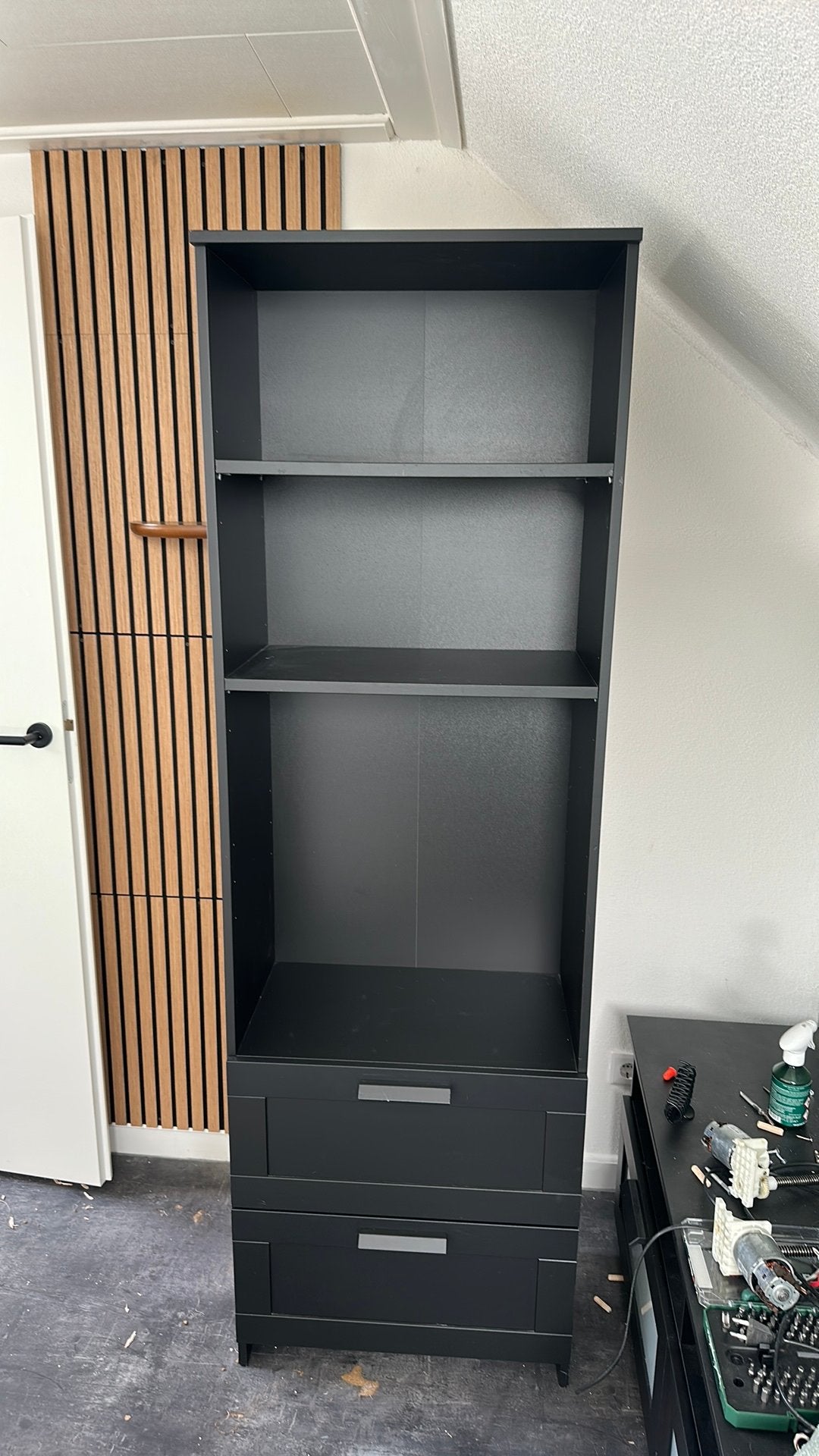 Gratis, Huis en Inrichting, Kasten | Boekenkasten, Ophalen, Gebruikt, 25 tot 50 cm, 150 tot 200 cm
