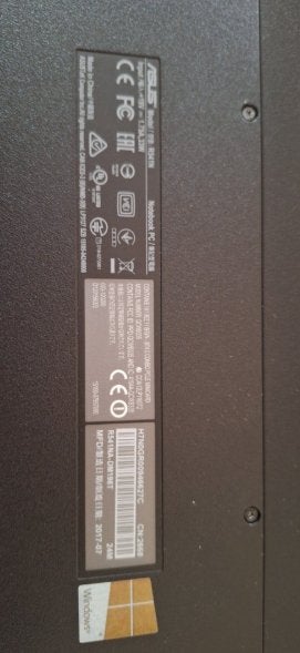 ASUS laptop met Windows 10, Ophalen, Gebruikt, HDD, Intel Pentium N4200