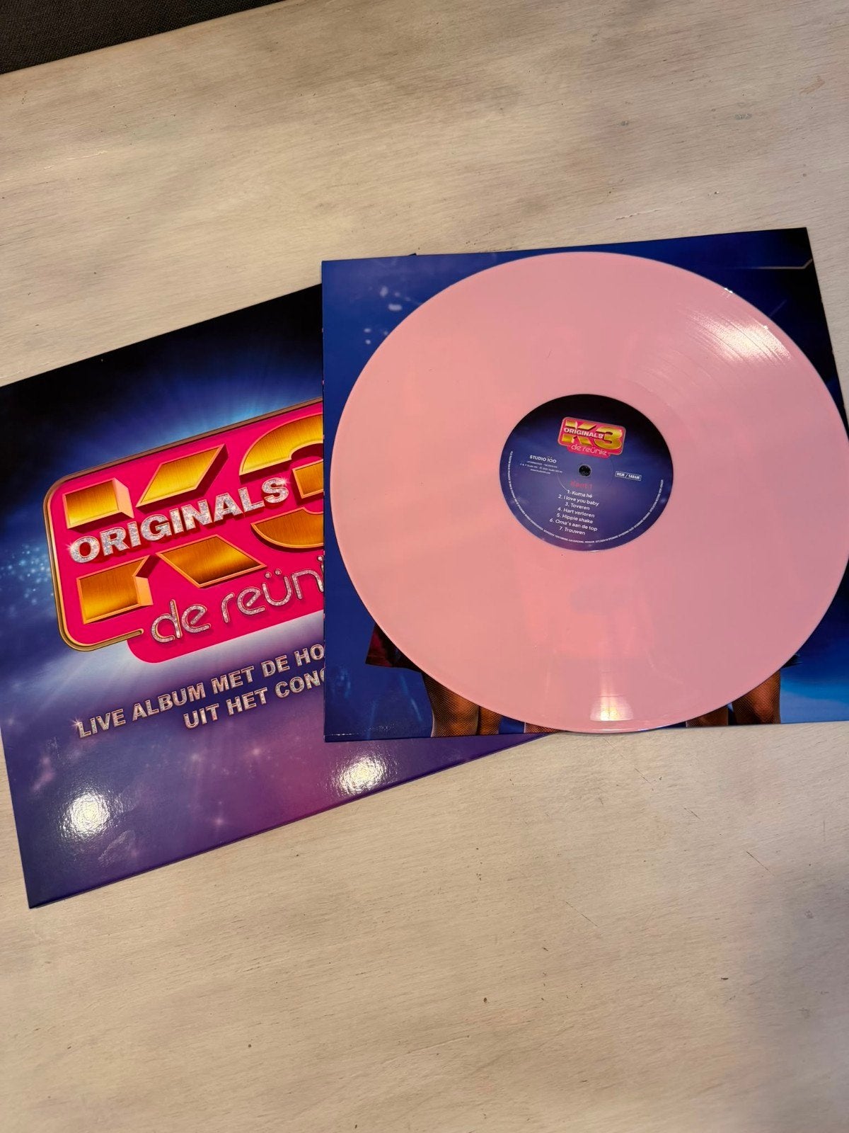 K3 Originals De Reünie Live Album ROZE Vinyl LP, Ophalen, LP, Zo goed als nieuw, 12 inch