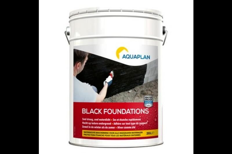 Aquaplan black foundation, Ophalen, Zwart, Beits, Zo goed als nieuw