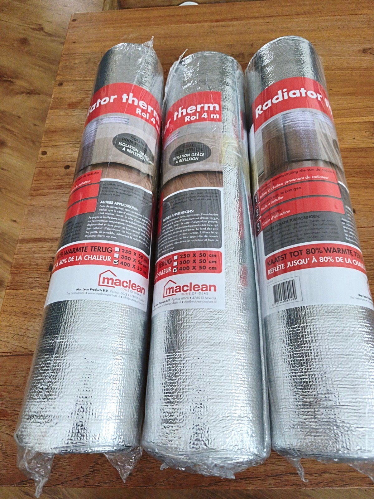 Maclean Radiator Therm isolatie rollen 4m, Overige materialen, Nieuw, 15 m² of meer, Ophalen