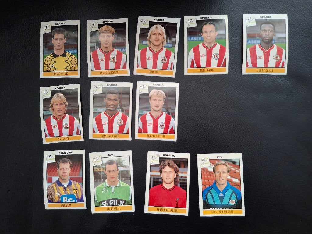 26 Panini voetbalplaatjes Eredivisie 1994, Ophalen of Verzenden, Gebruikt, F.C. Utrecht, Poster, Plaatje of Sticker
