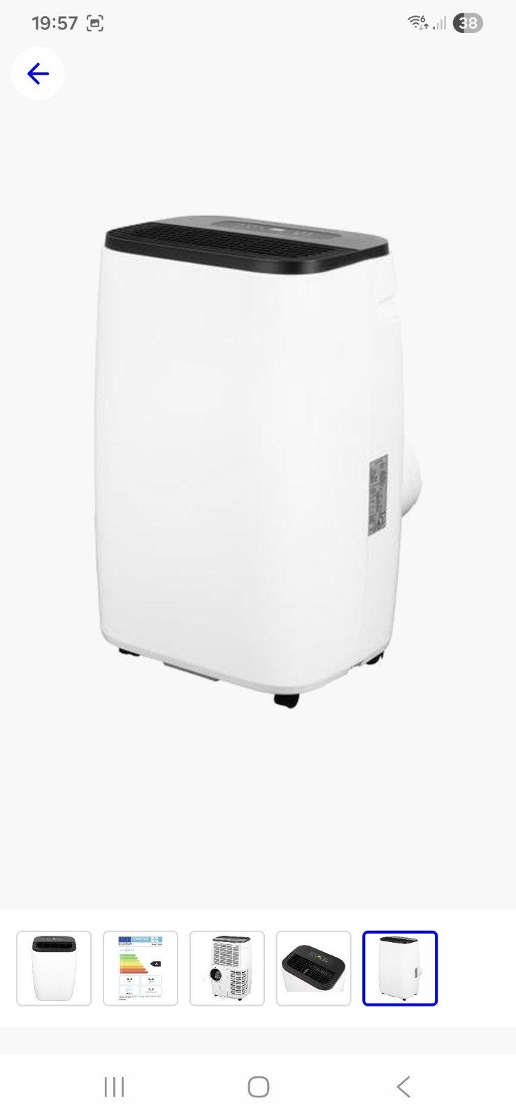 Eurom PAC 120 Mobiele Airco - Zo goed als nieuw, Timer, 3 snelheden of meer, Ophalen of Verzenden, Zo goed als nieuw