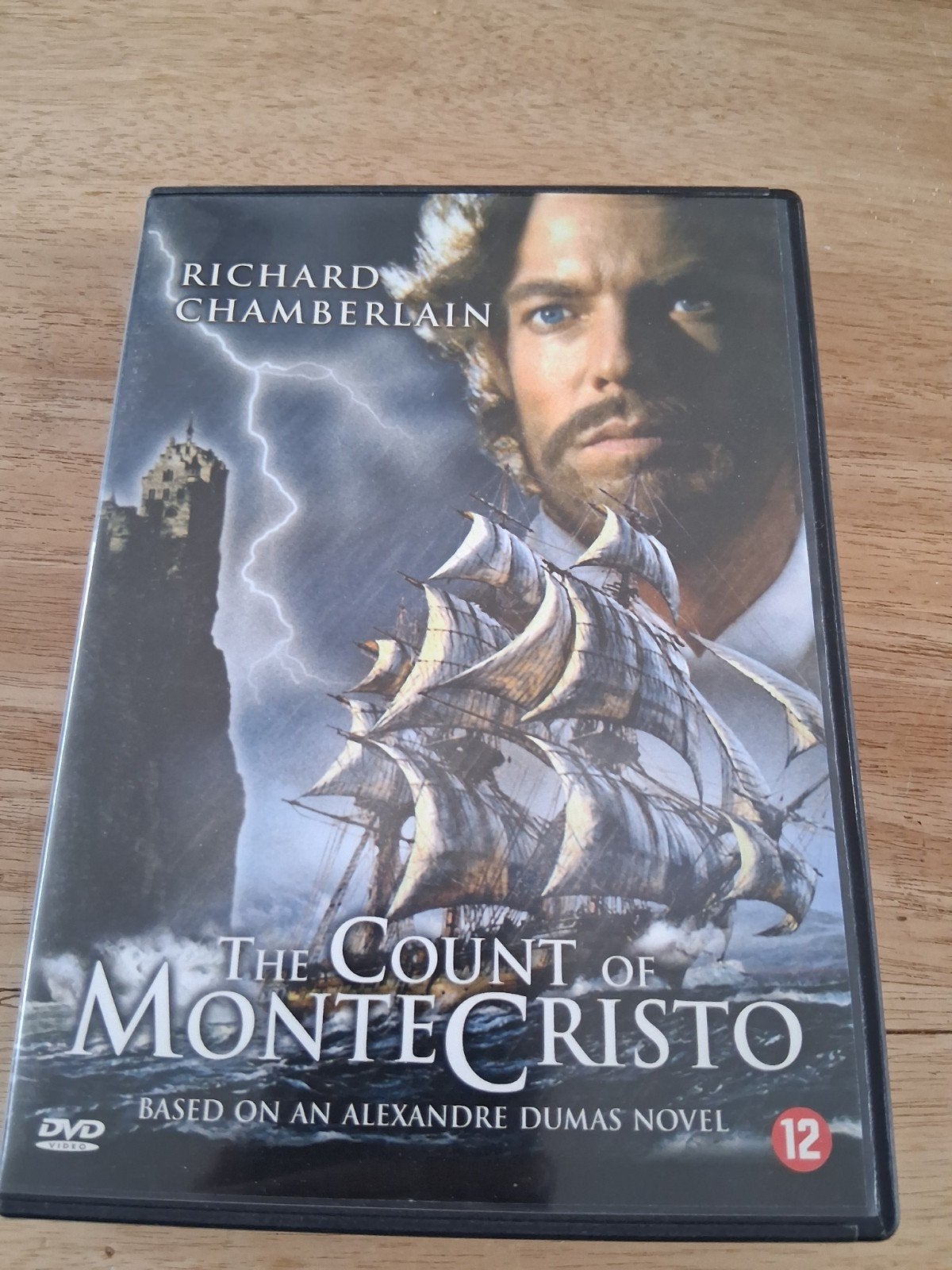 The Count of Monte Cristo DVD - Richard Chamberlain, Cd's en Dvd's, Vanaf 12 jaar, Ophalen of Verzenden, Gebruikt