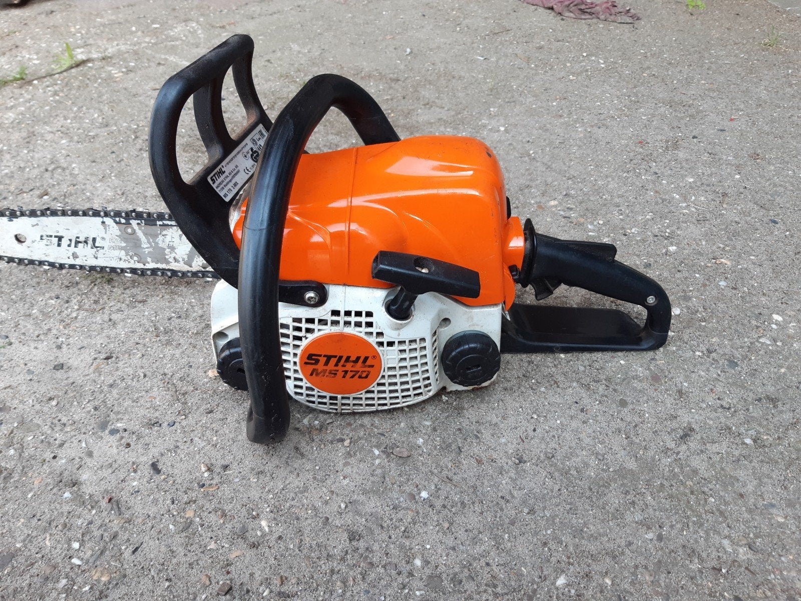 Tk Stihl ms 170 kettingzaag motorzaag, Tuin en Terras, Hand-tuingereedschap, Ophalen, Gebruikt