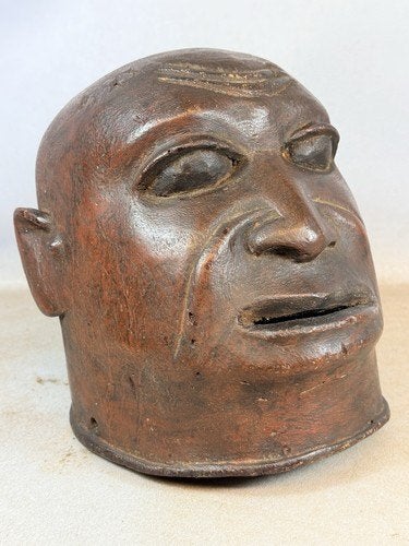 260522 Afrikaans Makonde helm masker uit Tanzania., Ophalen of Verzenden