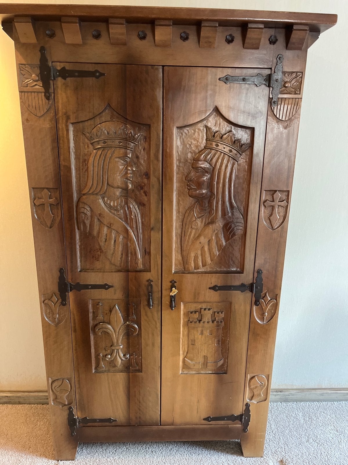 Houten kast, Antiek en Kunst, Ophalen