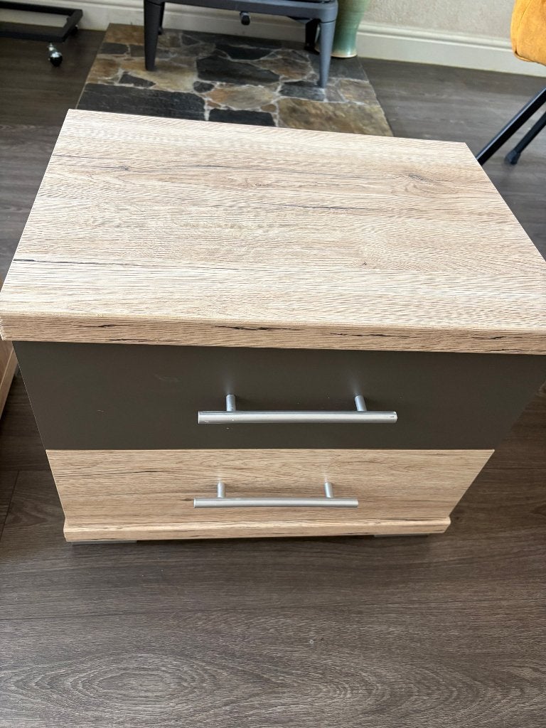 2 nachtkastjes, Huis en Inrichting, Ophalen, Zo goed als nieuw, 45 tot 65 cm, Minder dan 55 cm