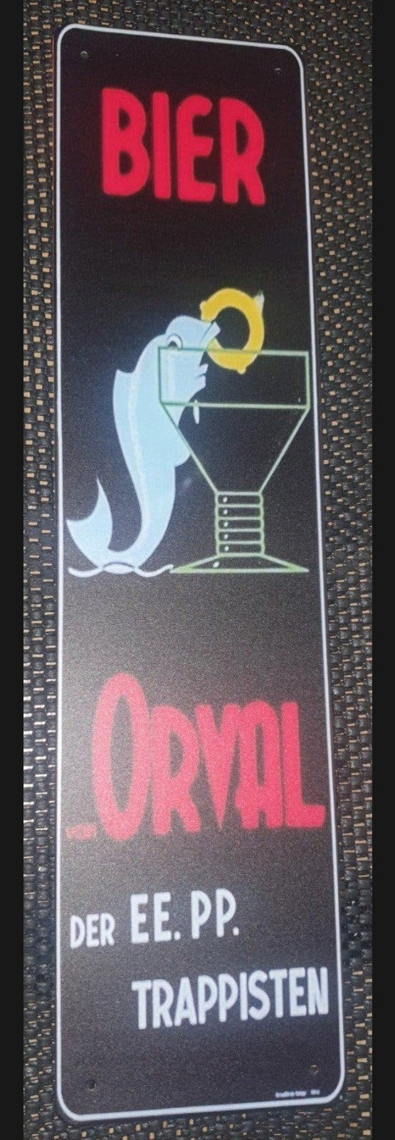 voor in de man cave, bar, kroeg of garage. Orval wandbord, Verzamelen, Ophalen of Verzenden, Nieuw, Reclamebord, Plaat of Schild