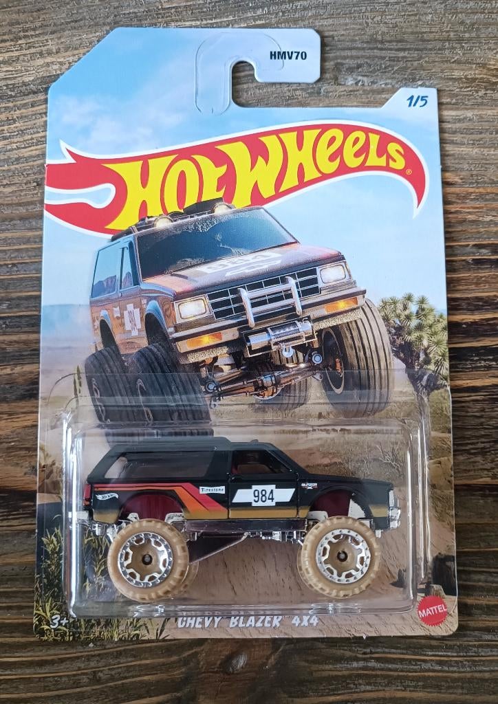 HOT WHEELS Chevy Blazer 4x4 Black, Ophalen of Verzenden, Nieuw, Auto