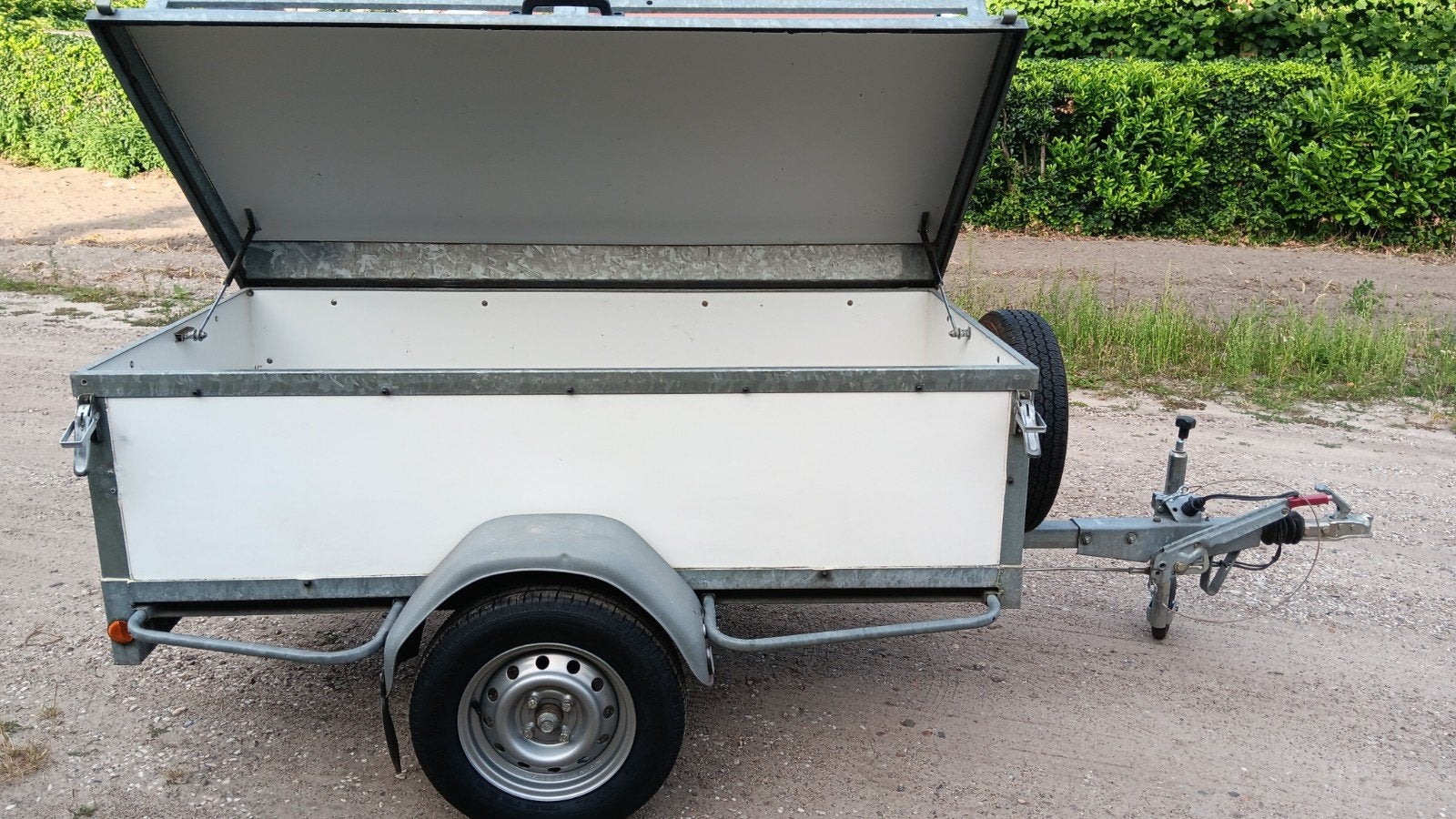Grote geremde bagagewagen powertrailer nieuwe banden, Auto diversen, Aanhangers en Bagagewagens, Ophalen