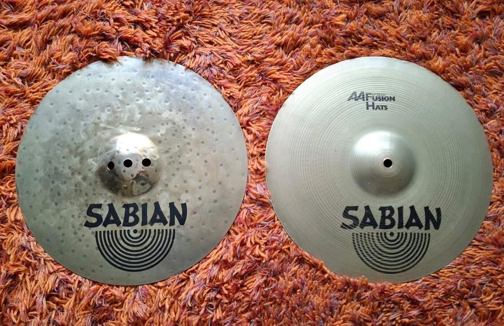 Sabian AA Fusion Hats 14" hihat / hi hat / high hats, Sabian, ., Drums of Percussie, Ophalen of Verzenden