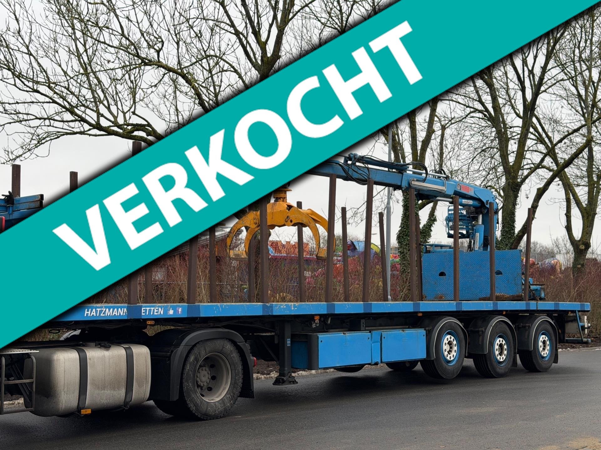 Bulthuis TSAA 44 BUIZEN/BOOMEN TRAILER - HULTDINS KNIJPER -, Auto's, Blauw, Overige brandstoffen, Origineel Nederlands, Bedrijf