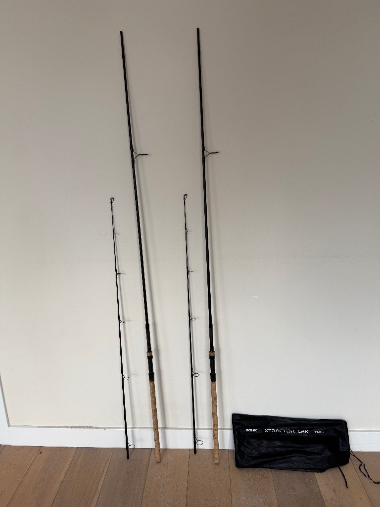 Karperhengel Sonik Xtraxtor Cork 10ft 3,25LB, Ophalen, Zo goed als nieuw, Werphengel