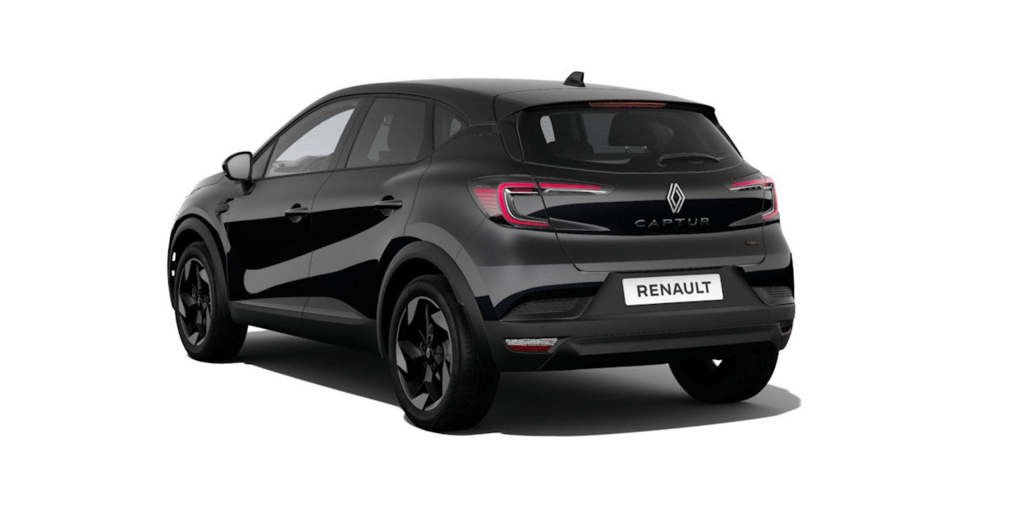 Renault Captur E-Tech full hybrid 160 Techno | Nu leverbaar, Auto's, 1789 cc, 4 cilinders, Leder en Stof, Zwart