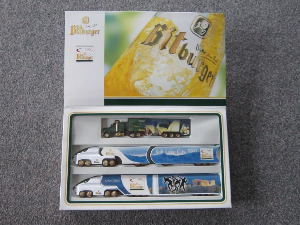 BITBURGER BIER VRACHTWAGEN SET, Ophalen, Nieuw, Overige typen, Overige merken