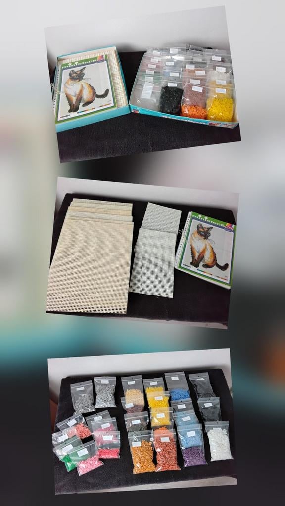Platen Steentjes Voorbeelden Ministeck Accessoires, Hobby en Vrije tijd, Ministeck, Ophalen of Verzenden, Gebruikt, Box-set