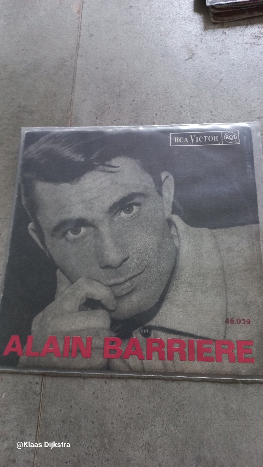 Alain Barrière -  Ma Vie, Originele persing, Ophalen of Verzenden, Gebruikt, 7 inch