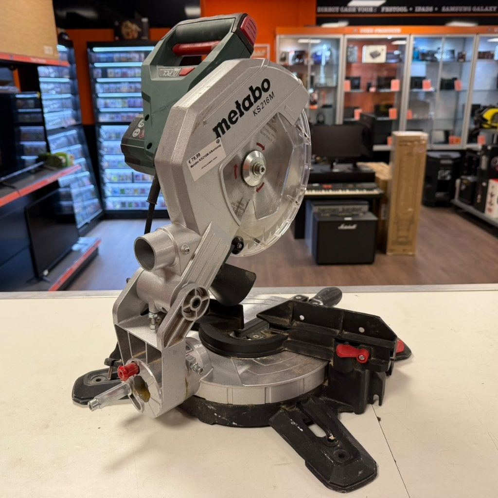 Metabo KS216M Afkortzaag, Metabo, Zo goed als nieuw, Support@metabo.com, Metabo Corporation, Metabo-Werke GmbH, 
72622 NÃ¼rtingen
Germany