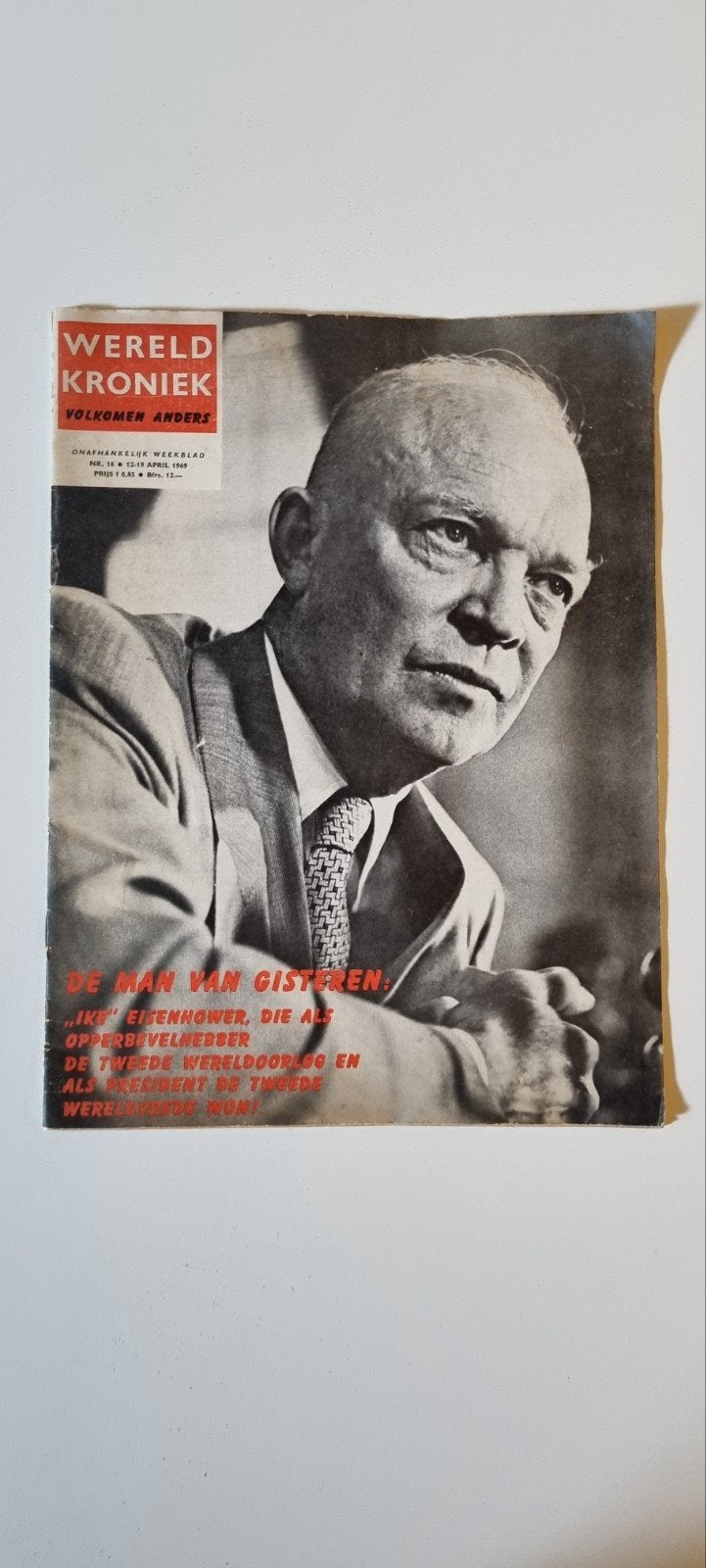 Wereld Kroniek - Eisenhower Cover - April 1960, Ophalen of Verzenden, Zo goed als nieuw, Krant