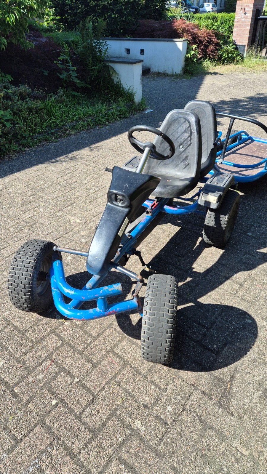 Skelter met aanhanger - Mammoet skelter met kar, Ophalen, Gebruikt, Trapvoertuig