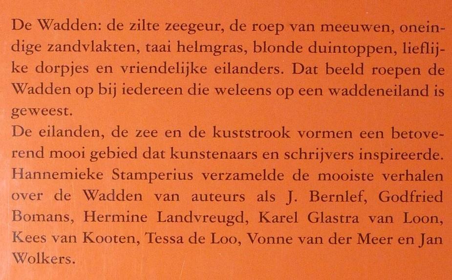 De Wadden (2002), Verzenden, Zo goed als nieuw, Hannemieke Stamperius, Benelux