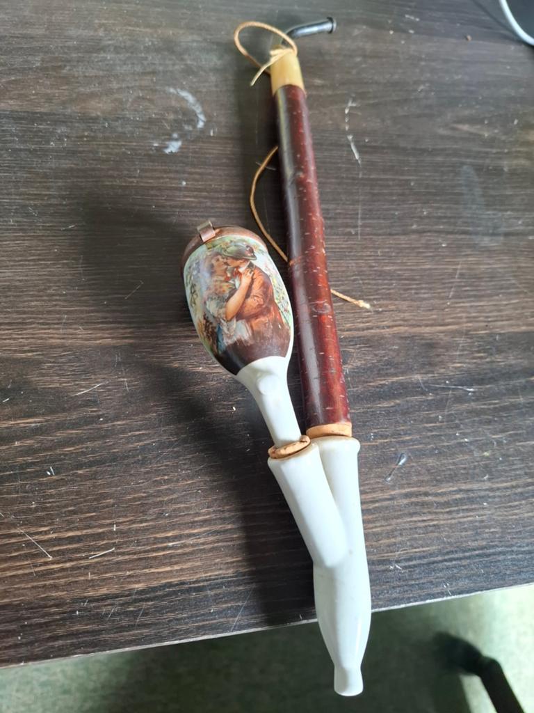 Porseleine pijp, Ophalen of Verzenden, Zo goed als nieuw, (Water)pijp
