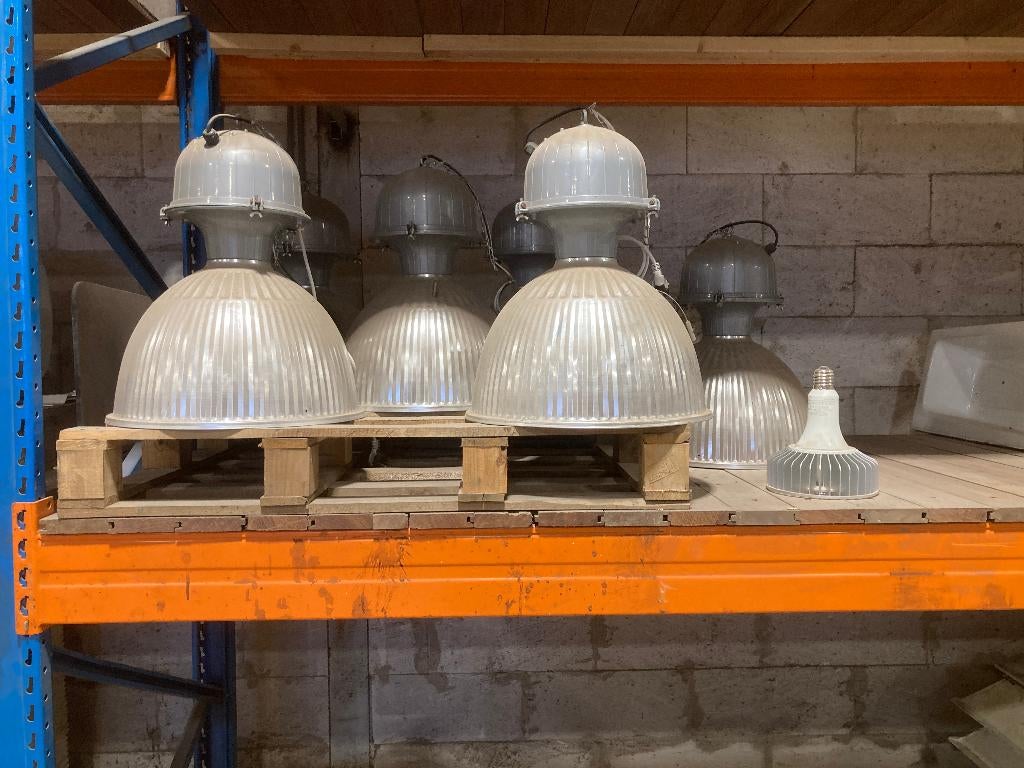 industrieel hanglampen, Ophalen of Verzenden, Zo goed als nieuw, Metaal, 50 tot 75 cm
