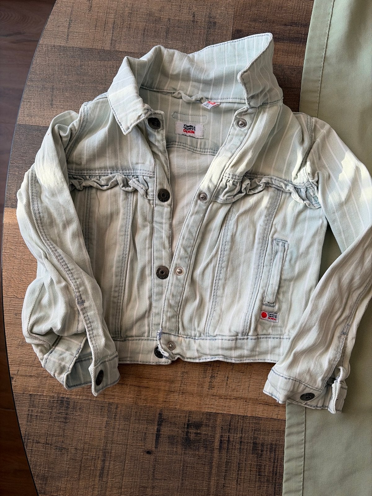 Tumble 'n Dry spijkerjasje meisje maat 104, Ophalen of Verzenden, Gebruikt, Meisje, Jas