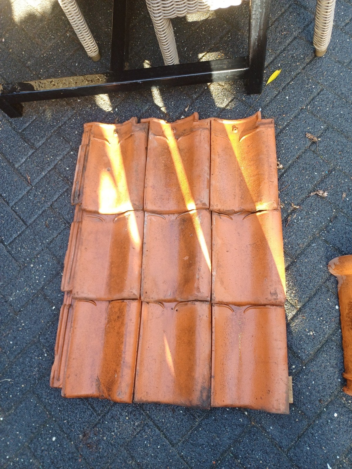 Depafa Waalkleidakpannen 480 st,   8 nokpannen., Doe-het-zelf en Verbouw, Ophalen, Gebruikt, Steen of Klei, 15 m² of meer