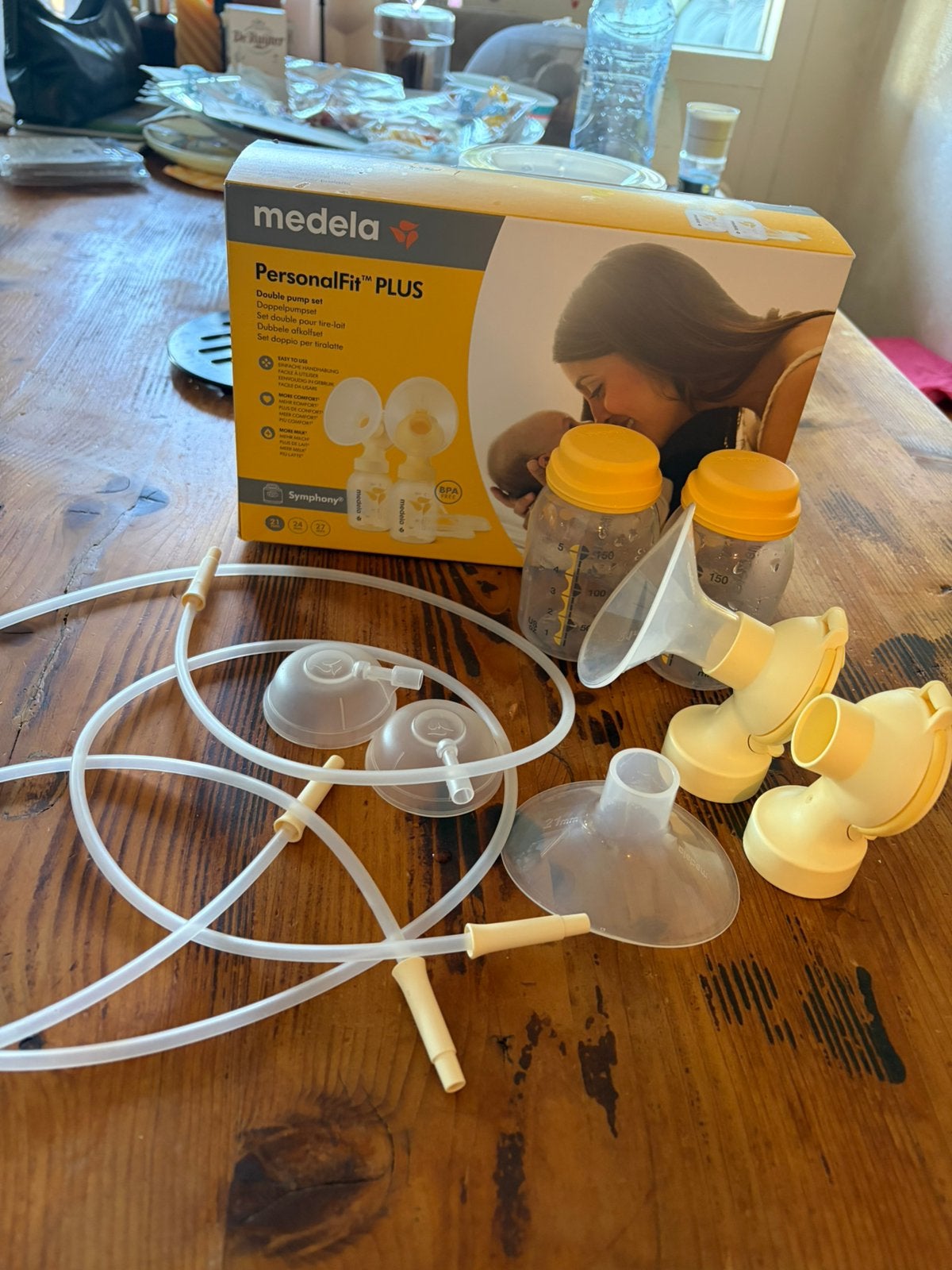 Medela PersonalFit PLUS dubbele afkolfset, Ophalen of Verzenden, Zo goed als nieuw, Borstkolf