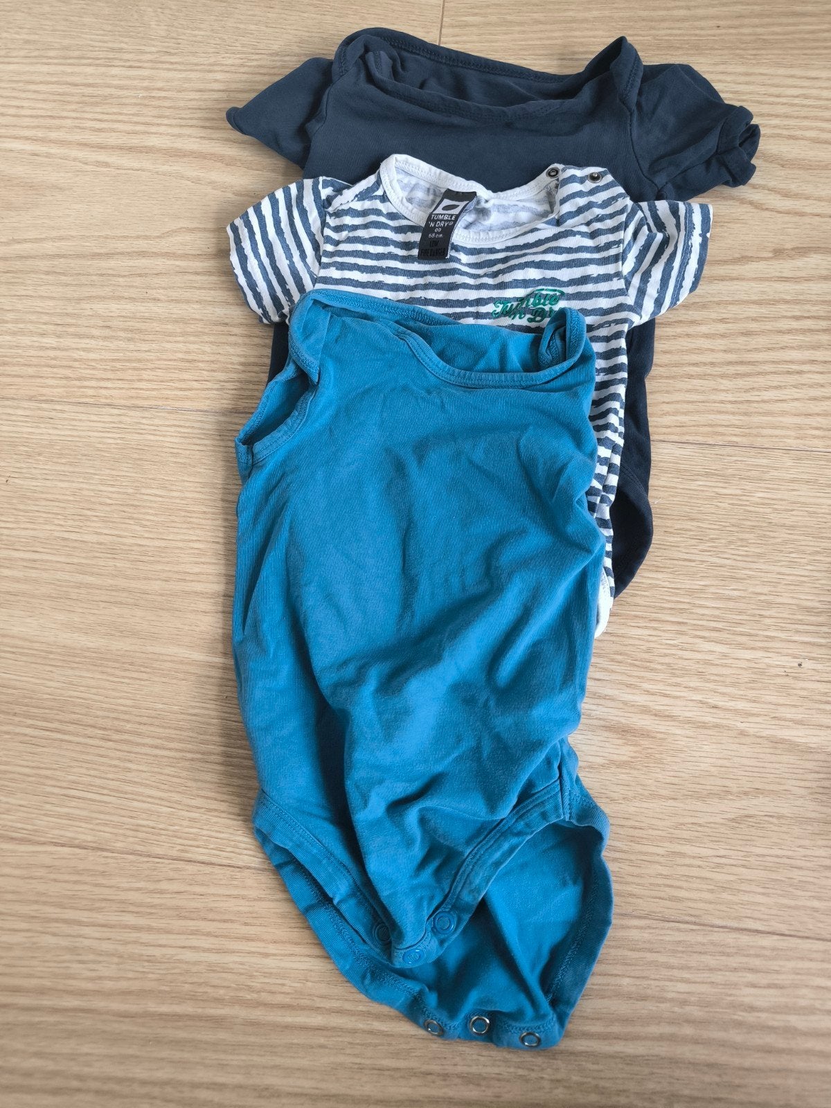 Set van 3 baby rompertjes - my 62-68, Ophalen of Verzenden, Gebruikt, Tumble 'n Dry, Jongetje of Meisje