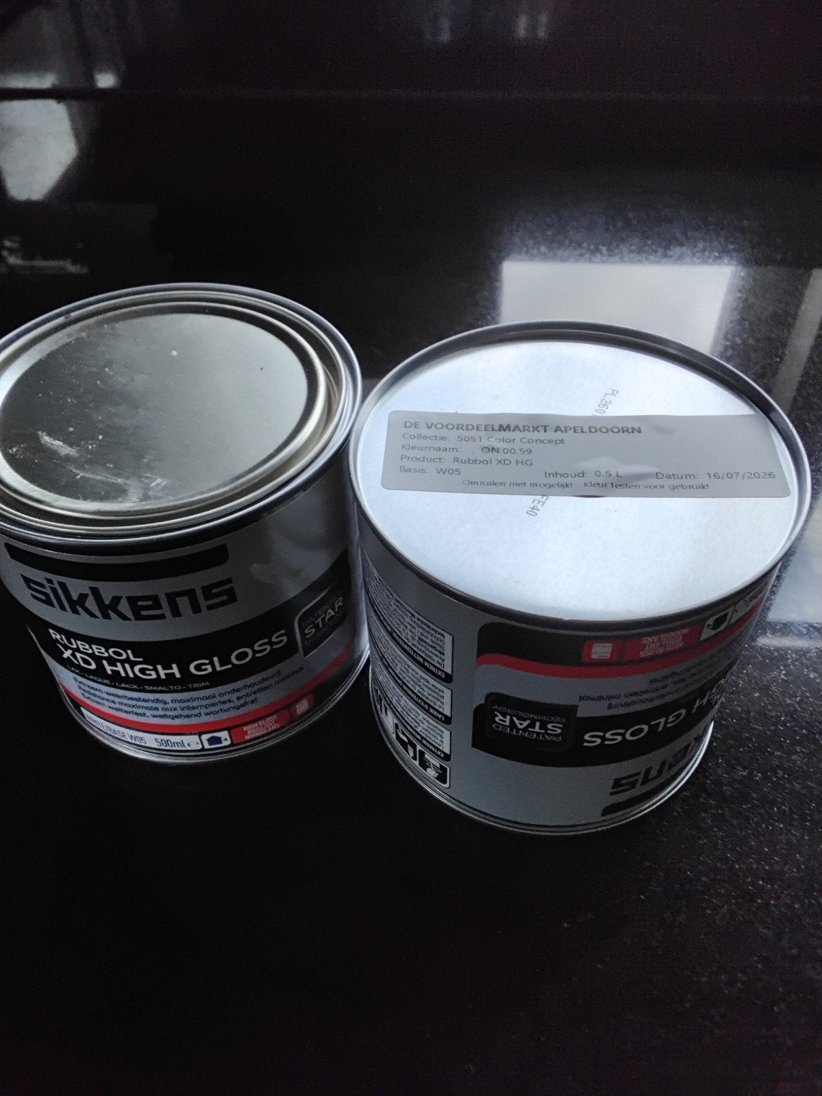 Te koop Sikkens Rubbol XD high gloss licht grijs, Ophalen, Nieuw, Verf, Grijs