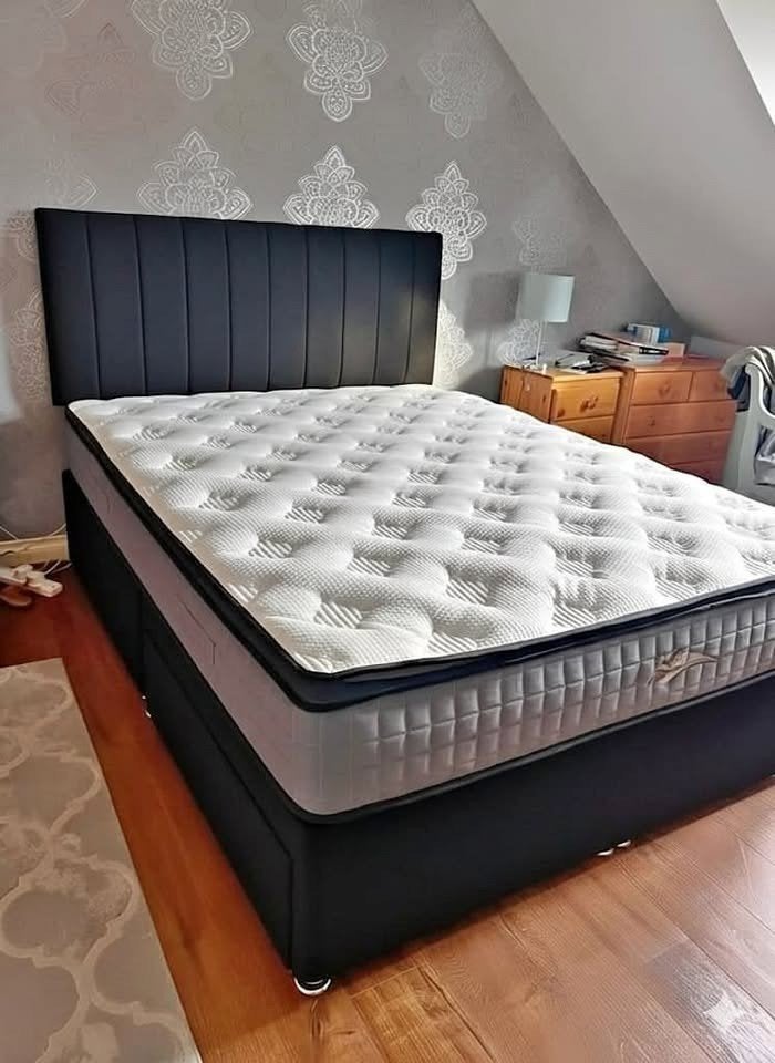 Luxe Divan Boxspring 140x200 – Direct Leverbaar, Overige kleuren, Overige typen, Nieuw, Ophalen of Verzenden