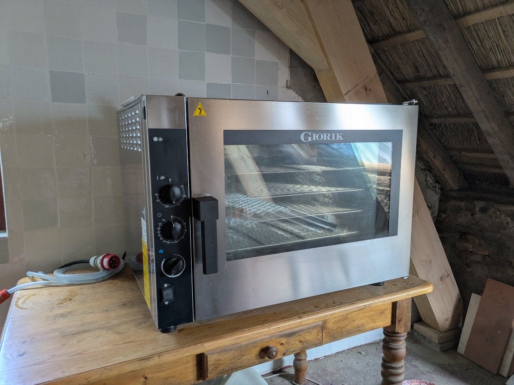 GIORIK EME52 Convectie-oven Heteluchtoven, Witgoed en Apparatuur, Ovens, Ophalen, Hete lucht, 60 cm of meer, Vrijstaand