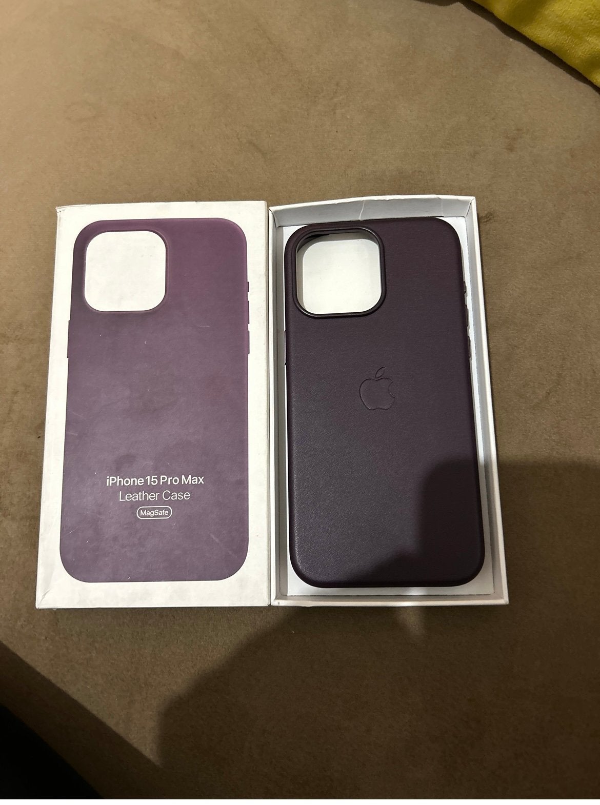 Apple iphone leather case magsafe 11/12/13/14/15/16, Ophalen of Verzenden, Zo goed als nieuw, IPhone 13 Pro Max