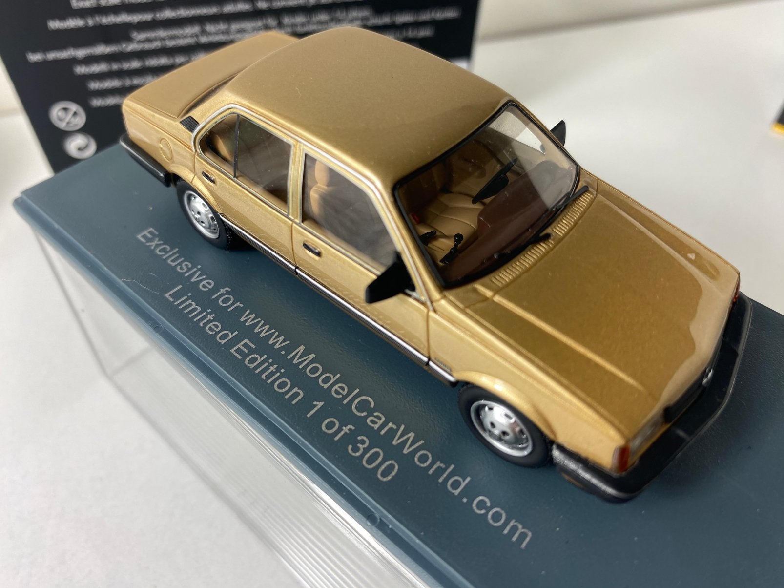 1:43 OPEL ASCONA C- limited for modelcarworld-new/ovp, Ophalen of Verzenden, Nieuw, Auto, Overige merken
